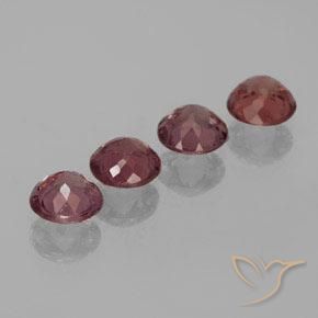 3.05 ct natürliche tiefrosa Malaya-Granat-Edelsteine, Runden, VS