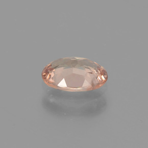 0,76 ctw natürlicher orangefarbener Malaya-Granat, Oval Schliff, VS