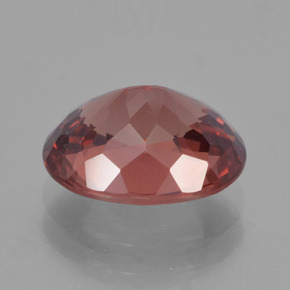 3,48 ctw natürlicher Rosérosa Malaya-Granat, Oval Schliff, VS
