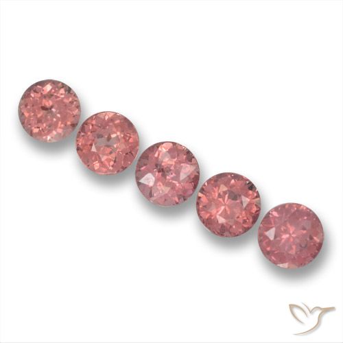 4.25ctw Natürlicher rose-rosa Malaya-Granat, Runden, VS