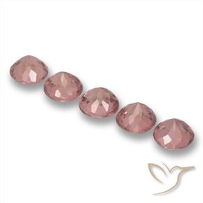 4.25 ct natürliche rose-rosa Malaya-Granat-Edelsteine, Runden, VS