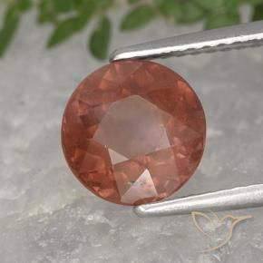 9,17 ctw natürlicher Himbeerrosa Malaya-Granat, Runden, VS