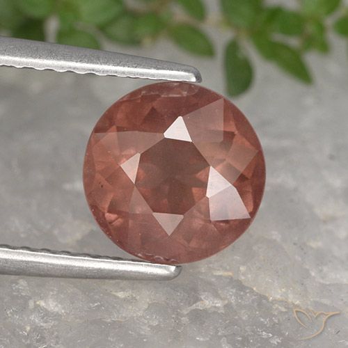 2.25ct Natürlicher Mittelrosa Malaya-Granat, Runden, VS, Photo A