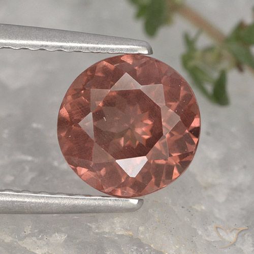 1.65ct Natürlicher Ziegelrot Malaya-Granat, Runden, VS
