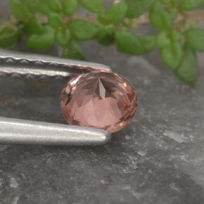 9,17 ctw natürlicher Rosaig-rose Malaya-Granat, Rund Schliff, VS