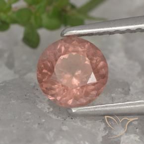 9,17 ctw natürlicher Grapefruit-Rosa Malaya-Granat, Runden, VS