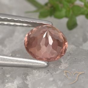 9,17 ctw natürlicher Grapefruit-Rosa Malaya-Granat, Runden, VS