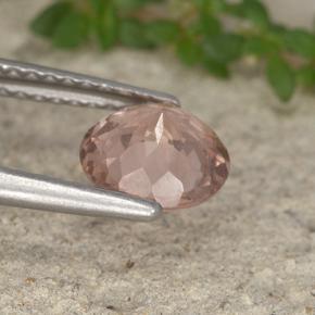 9,17 ctw natürlicher orange-rosa Malaya-Granat, Rund Schliff, VS