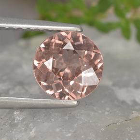 9,17 ctw natürlicher orange-rosa Malaya-Granat, Rund Schliff, VS