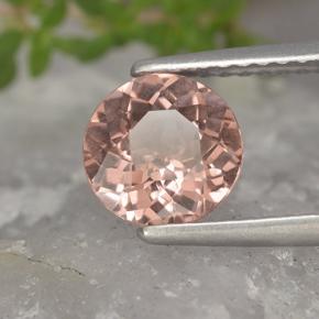 9,17 ctw natürlicher orange-rosa Malaya-Granat, Rund Schliff, VS