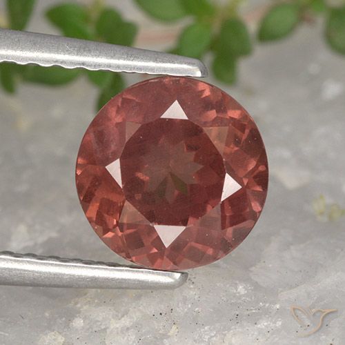 1.64ct Natürlicher Ziegelrot Malaya-Granat, Runden, VS