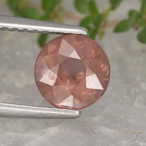 1.34ct Natürlicher Mittelrosa Malaya-Granat, Runden, VS
