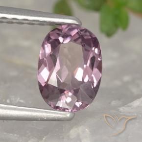 1,03 ctw natürlicher purpurfarbener Malaya-Granat, Oval Schliff, VS