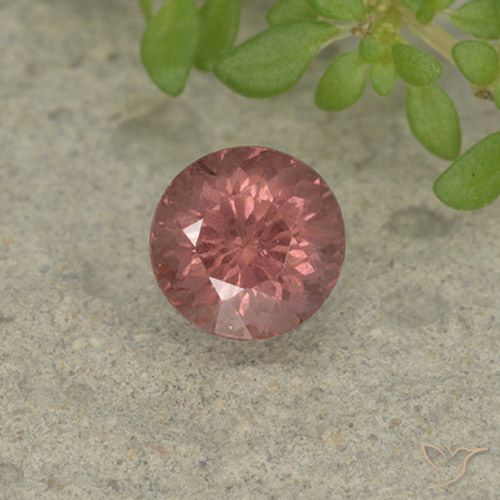 1.07ct Natürlicher Ziegelrot Malaya-Granat, Runden, VS, Photo A
