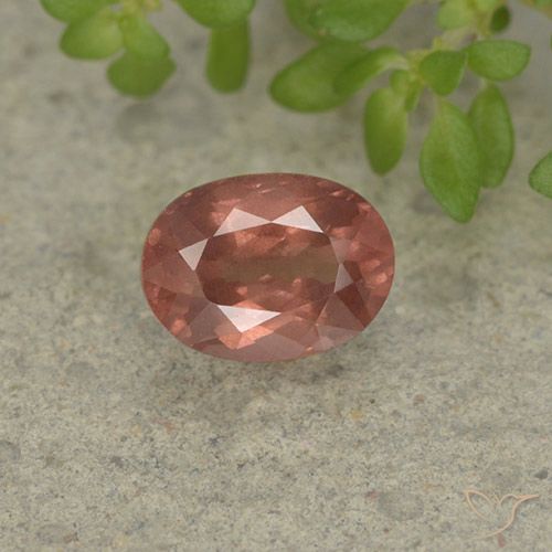 1.27ct Natürlicher Himbeerrosa Malaya-Granat, Oval, VS