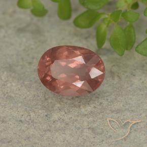 9,17 ctw natürlicher Himbeerrosa Malaya-Granat, Oval, VS