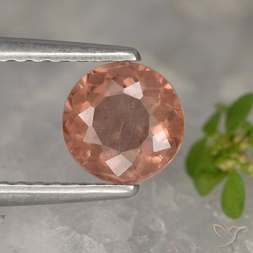 1.10ct Natürlicher Himbeerrosa Malaya-Granat, Runden, VS