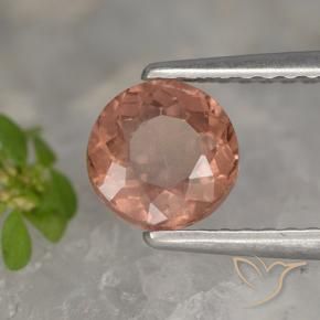 9,17 ctw natürlicher Himbeerrosa Malaya-Granat, Runden, VS