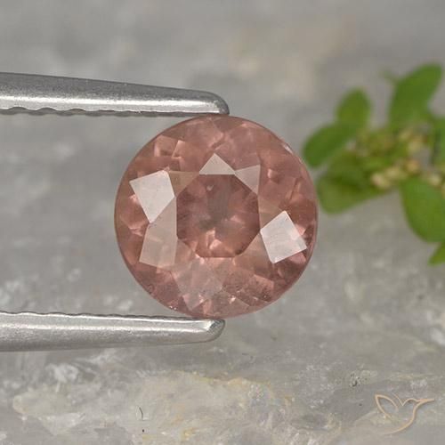 1.06ct Natürlicher Orangerosa Malaya-Granat, Runden, VS