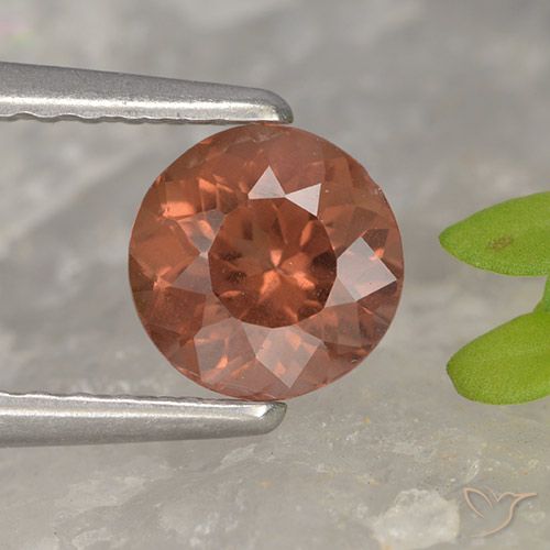 0.83ct Natürlicher Himbeerrosa Malaya-Granat, Runden, VS