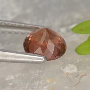 9,17 ctw natürlicher Himbeerrosa Malaya-Granat, Runden, VS