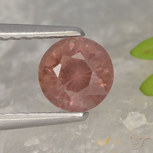 0.82ct Natürlicher Mittelrosa Malaya-Granat, Runden, VS, Photo A