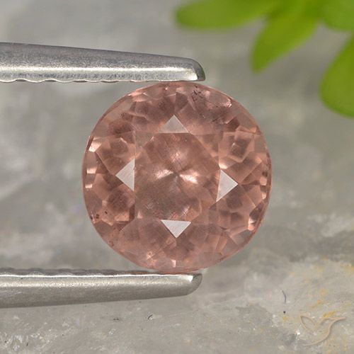 0.84ct Natürlicher Mittelrosa Malaya-Granat, Runden, VS