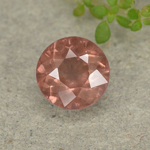 1.54ct Natürlicher Himbeerrosa Malaya-Granat, Runden, VS