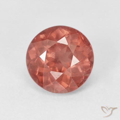 1.86ct Natürlicher rötlich-rosa Malaya-Granat, Runden, VS