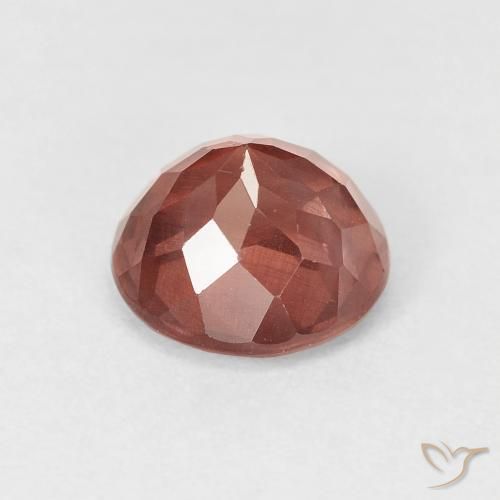9,17 ctw natürlicher rötlich-rosa Malaya-Granat, Runden, VS