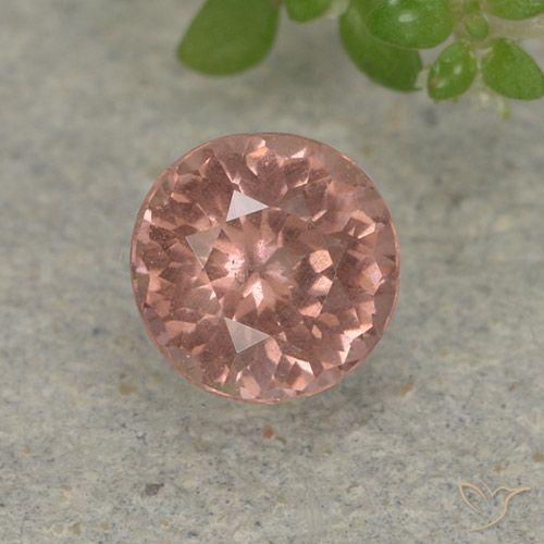 0.68ct Natürlicher Mittelrosa Malaya-Granat, Runden, VS, Photo A