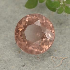 9,17 ctw natürlicher Grapefruit-Rosa Malaya-Granat, Runden, VS