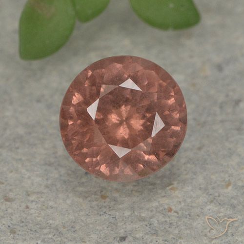 0.81ct Natürlicher Mittelrosa Malaya-Granat, Runden, VS