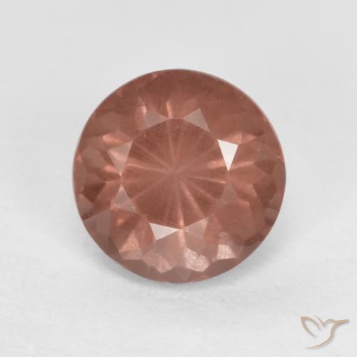 0.68ct Natürlicher Orangerosa Malaya-Granat, Runden, VS