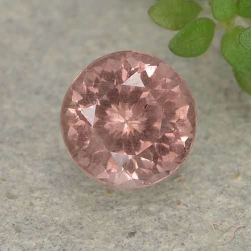 0.93ct Natürlicher Mittelrosa Malaya-Granat, Runden, VS, Photo A
