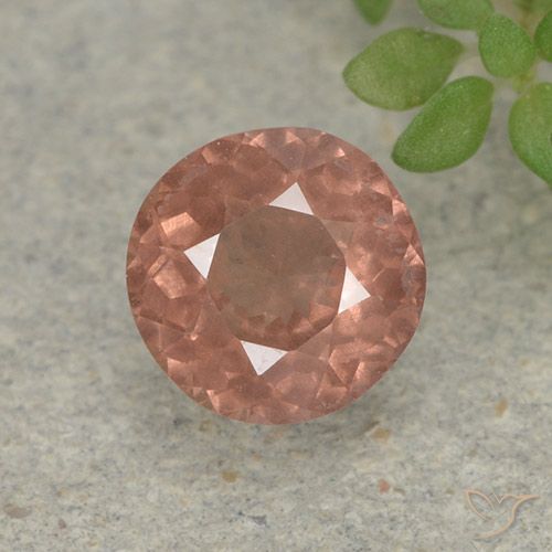 0.77ct Natürlicher Mittelrosa Malaya-Granat, Runden, VS