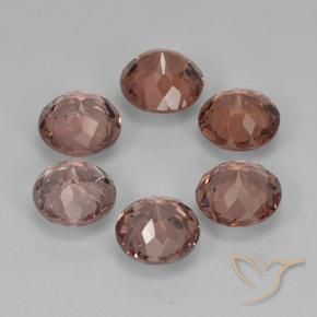 3.88 ct natürliche Mittelrot Malaya-Granat-Edelsteine, Runden, VS