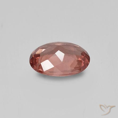 1,32 ctw natürlicher rosafarbener Malaya-Granat, Oval Schliff, VS