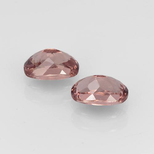 1,36 ct natürliche rosafarbener Malaya-Granat-Edelsteine, Kissenschliff, VVS-VS