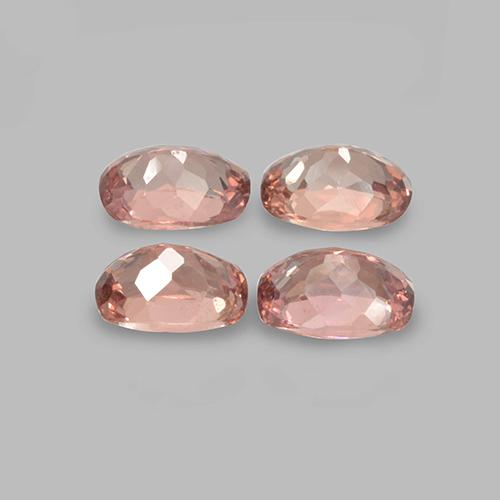 2,64 ct natürliche rosafarbener Malaya-Granat-Edelsteine, Kissenschliff, VVS-VS