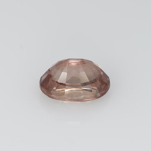 0,79 ctw natürlicher rosafarbener Malaya-Granat, Oval Schliff, VS