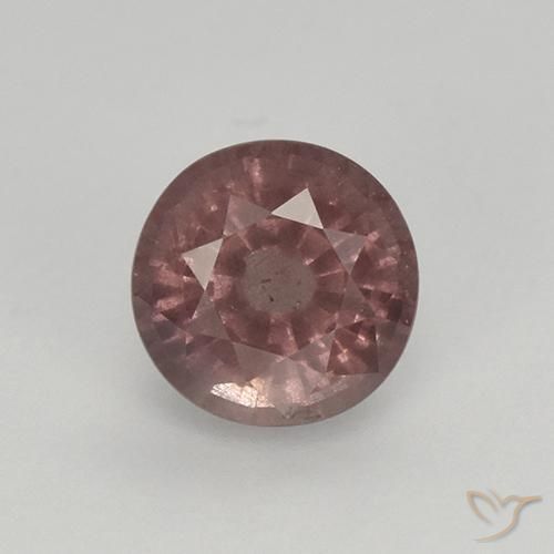 0.96ct Natürlicher Graues Rot Malaya-Granat, Runden, VS