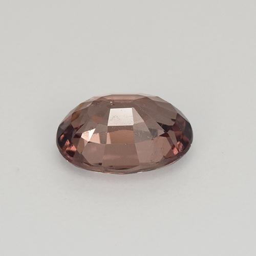 1,04 ctw natürlicher rosafarbener Malaya-Granat, Oval Schliff, VS
