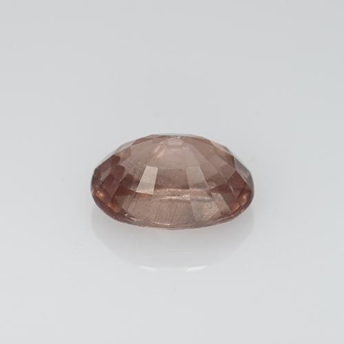 0,67 ctw natürlicher rosafarbener Malaya-Granat, Oval Schliff, VS