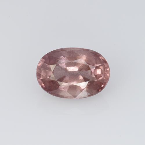 0,70 ctw natürlicher rosafarbener Malaya-Granat, Oval Schliff, VS