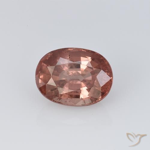 1.28ct Natürlicher hellrosa Malaya-Granat, Oval, VS