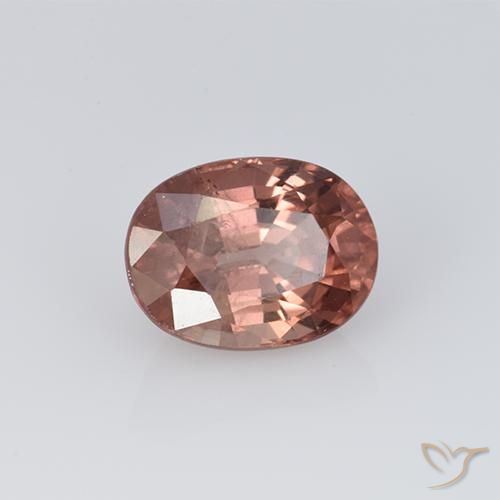 9,17 ctw natürlicher hellrosa Malaya-Granat, Oval, VS