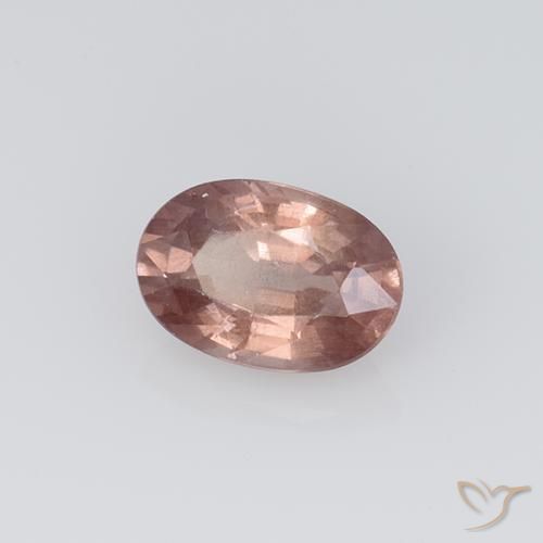 9,17 ctw natürlicher hellrosa Malaya-Granat, Oval, VS
