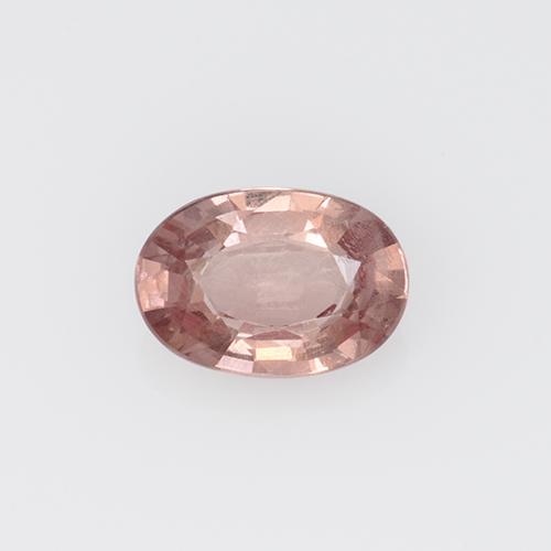 0,59 ctw natürlicher rosafarbener Malaya-Granat, Oval Schliff, VS