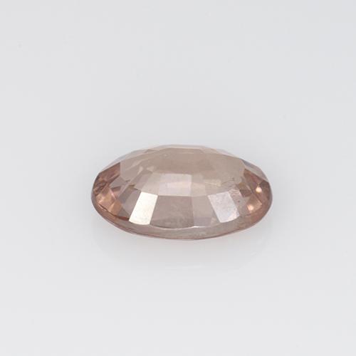 0,59 ctw natürlicher rosafarbener Malaya-Granat, Oval Schliff, VS